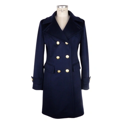 Shop Made In Italy Blue Wool Jackets & Coat