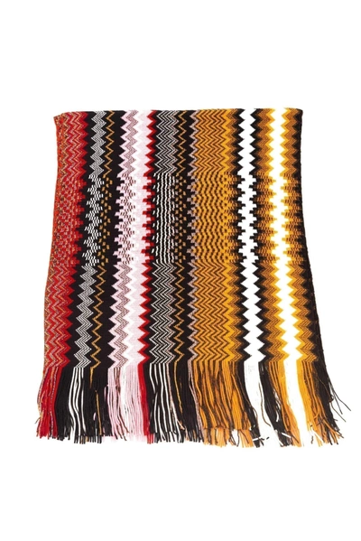 Shop Missoni Multicolor Wool Scarf