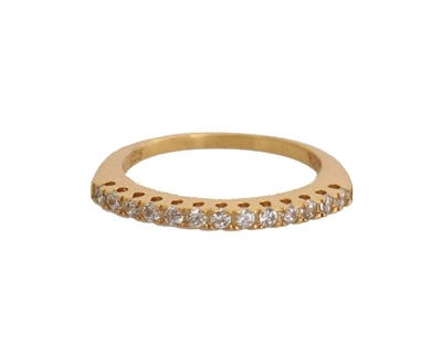Shop Nialaya Gold Authentic  Clear Cz Gold 925 Silver Ring
