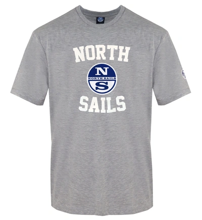 Shop North Sails Gray Cotton T-shirt