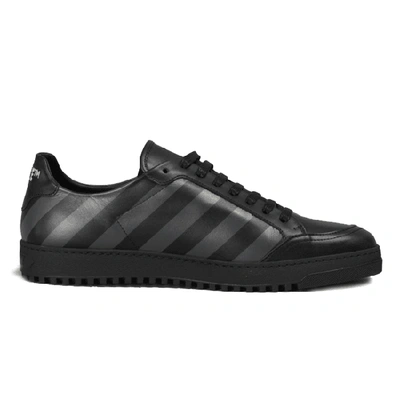 Shop Off-white Black Calfskin Sneakers