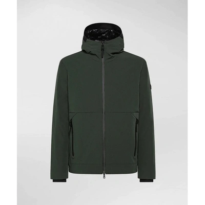 Shop Peuterey Green Nylon Jacket