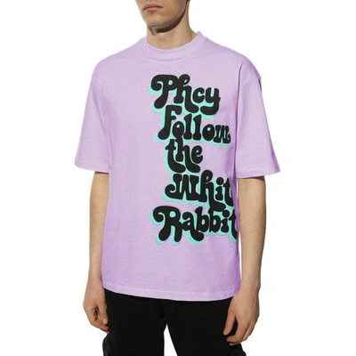 Shop Pharmacy Industry Purple Cotton T-shirt