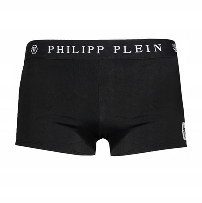 Philipp Plein Philippe Model Black Polyamide Swimwear In Black