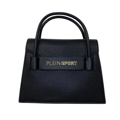 Shop Plein Sport Black Polyurethane Handbag