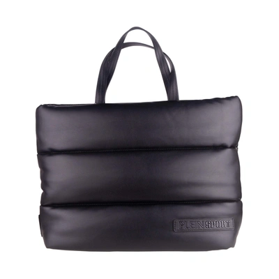 Shop Plein Sport Nero Polyurethane Shoulder Bag In Black