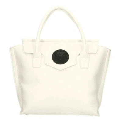 Shop Plein Sport White Polyurethane Handbag