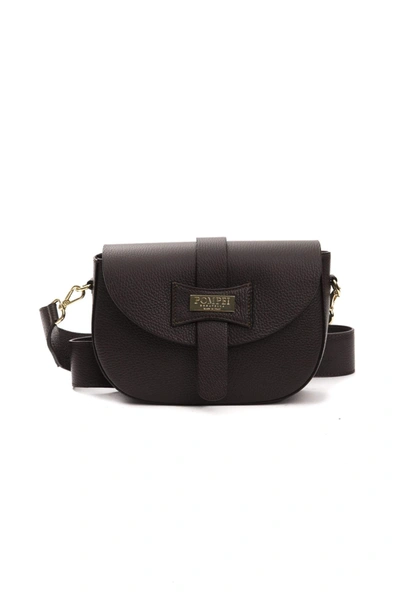 Shop Pompei Donatella Brown Leather Crossbody Bag