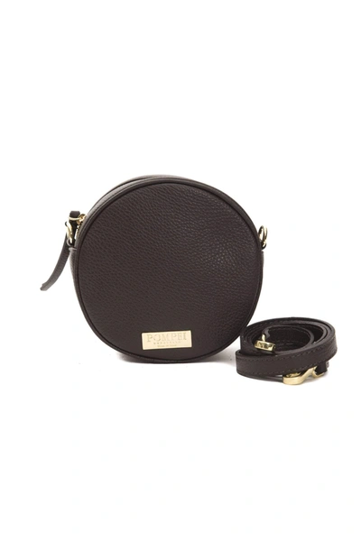 Shop Pompei Donatella Brown Leather Crossbody Bag