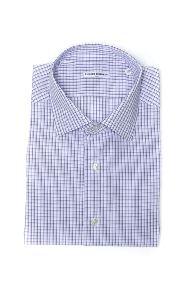 Robert Friedman Burgundy Cotton Shirt In Burgundy