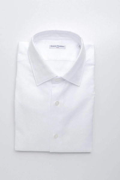 Robert Friedman White Cotton Shirt In White