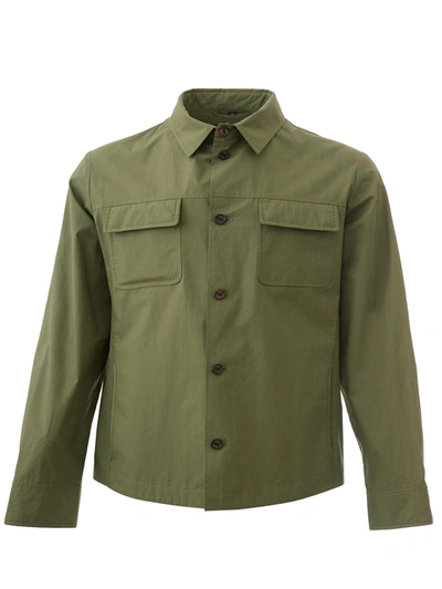 Shop Sealup Green Cotton Saharan Jacket