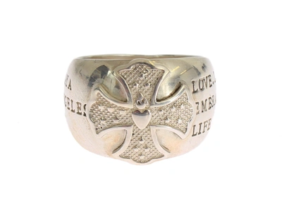Nialaya Silver Cross Womens 925 Sterling Ring In Silver