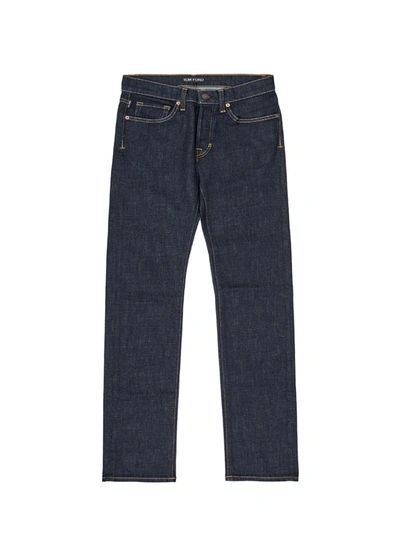 Shop Tom Ford Blue Five Pockets Jeans Pants