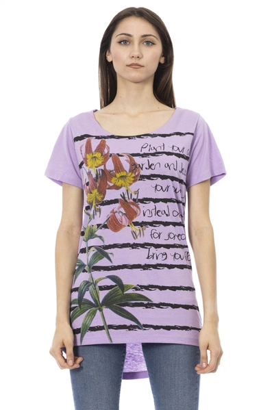 Trussardi Action Cotton Tops & Women's T-shirt In Violet