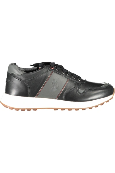 Shop U.s. Polo Assn Black Eco Leather Sneaker