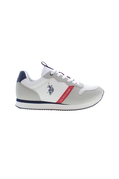 Shop U.s. Polo Assn White Polyester Sneaker