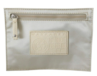 Shop Wayfarer White Zippered Coin Holder Wallet
