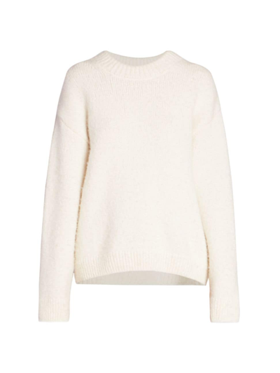 Shop Jacquemus Women's La Pavane Alpaca-blend Sweater In Off White