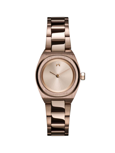 Shop Mvmt Women's Odyssey Ii Carnation Gold-plated Stainless Steel Bracelet Watch/25mm