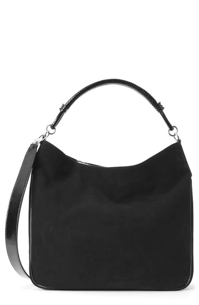 Shop Staud Perry Shoulder Bag In Black