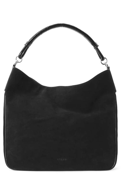 Shop Staud Perry Shoulder Bag In Black