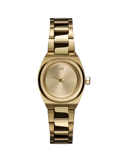 Shop Mvmt Women's Odyssey Ii Stainelss Steel Bracelet Watch/25mm In Gold