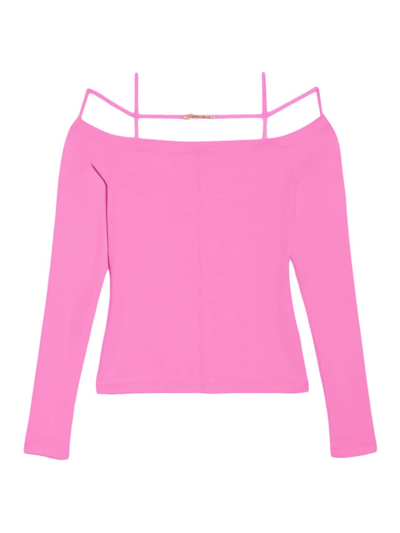 Shop Jacquemus Women's Le T-shirt Sierra In Pink