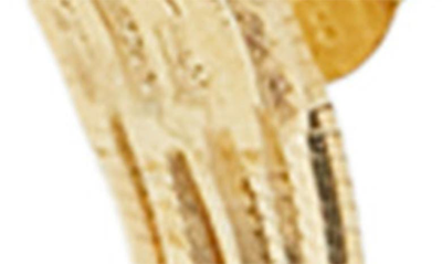Shop Argento Vivo Sterling Silver Snake Chain Fringe Earrings In Gold