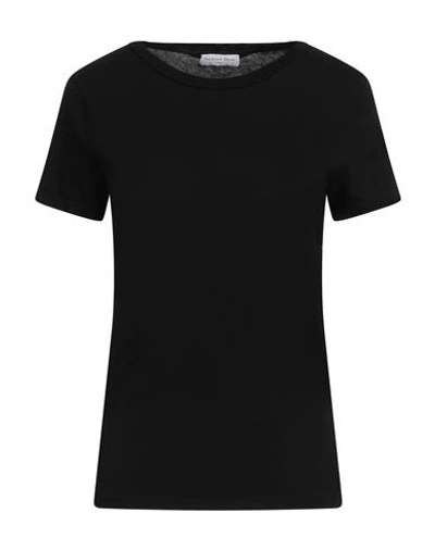 Shop Michael Stars Woman T-shirt Black Size Xs Cotton