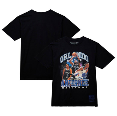 Mitchell & Ness Penny Hardaway Black Orlando Magic Hardwood Classics Bling  Concert Player T-shirt