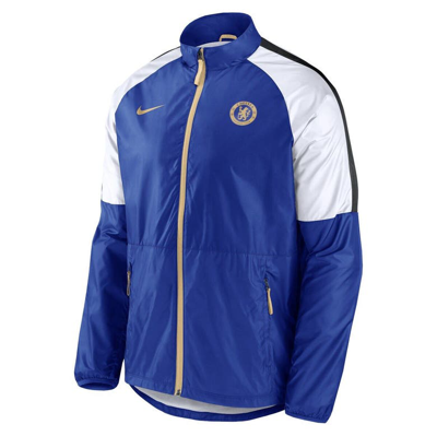 Shop Nike Blue Chelsea 2023 Academy Awf Raglan Full-zip Jacket