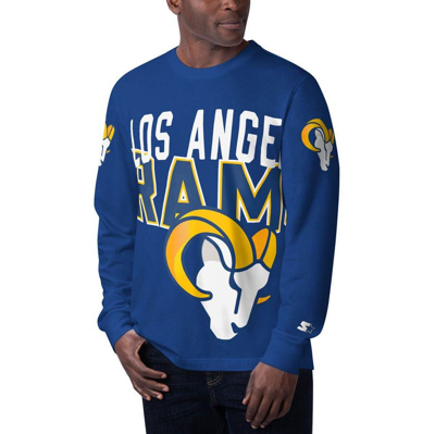 Los Angeles Rams long sleeve royal blue new logo shirt
