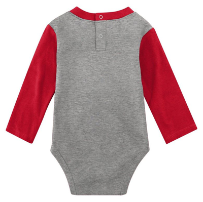 Shop Outerstuff Newborn & Infant Scarlet Ohio State Buckeyes Rookie Of The Year Long Sleeve Bodysuit & Pants Set