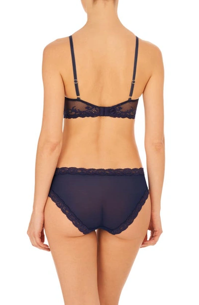 Shop Natori Feathers Hipster Briefs In Twilight