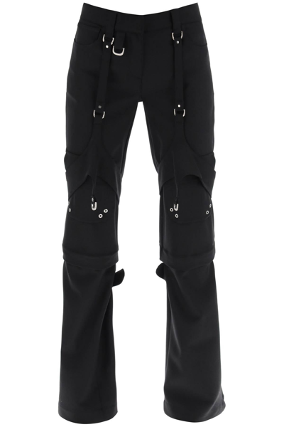 Shop Off-white Cargo Pants In Wool Blend In Black