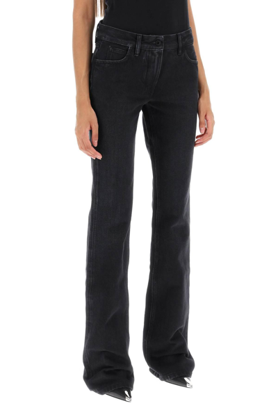 Shop Off-white Bootcut Fit Jeans In Black