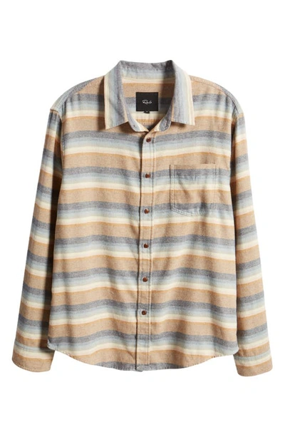 Shop Rails Runson Stripe Flannel Button-up Shirt In Santa Fe Stripe