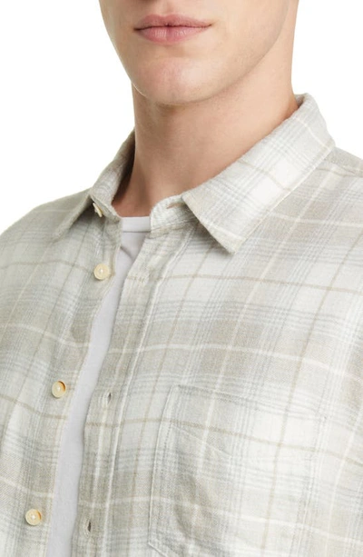 Shop Rails Lennox Plaid Button-up Shirt In Wheat Dove Melange