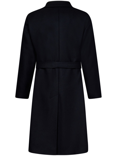 Shop Hevo Cisternino Coat In Black