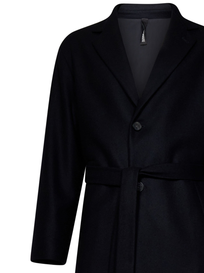 Shop Hevo Cisternino Coat In Black