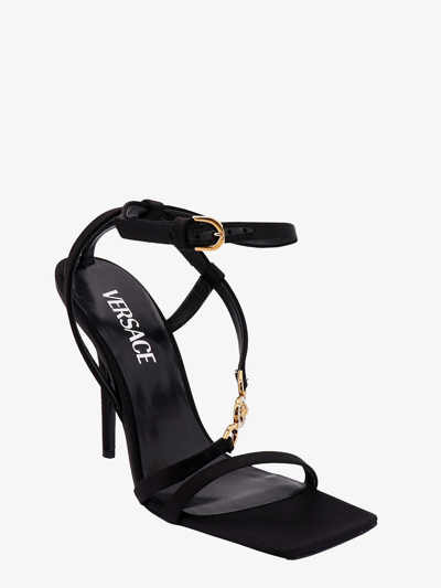 Shop Versace Woman Medusa '95 Woman Black Sandals