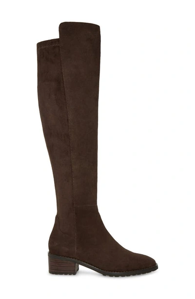 Shop Blondo Starla Waterproof Knee High Boot In Brown Suede