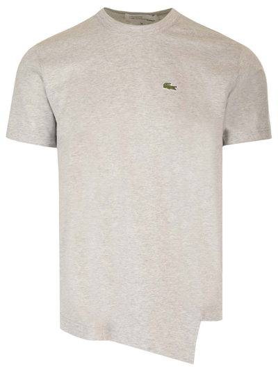 Shop Comme Des Garçons Shirt Asymmetric Hem T-shirt In Top Grey