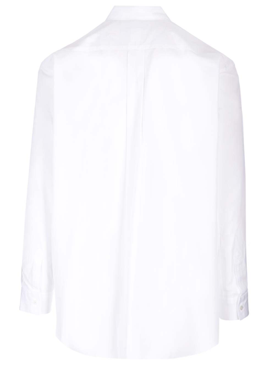Shop Comme Des Garçons Shirt White Poplin Shirt