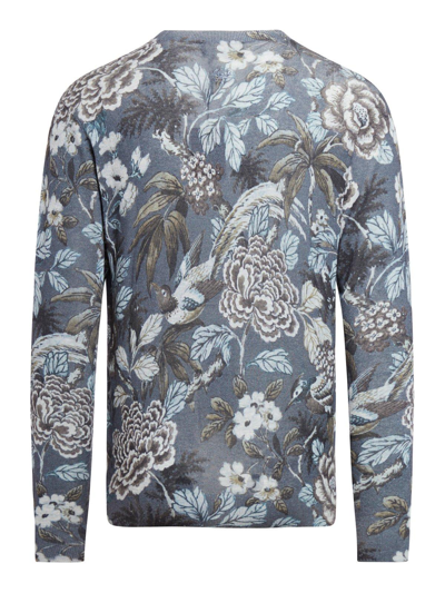 Shop Etro Floral-printed Crewneck Sweatshirt
