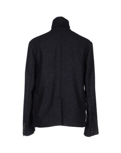 Shop Dolce & Gabbana Coat In Dark Blue