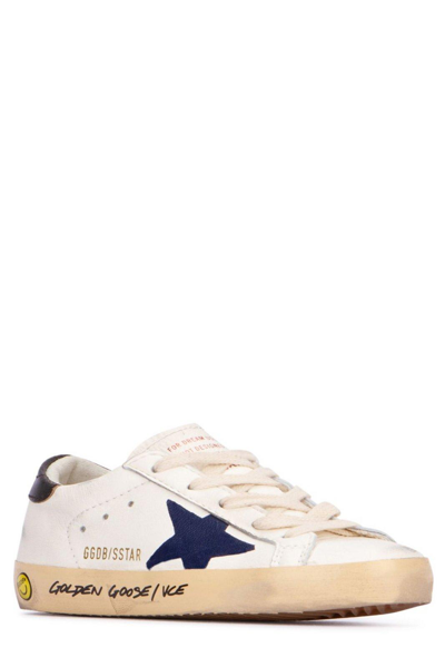 Shop Golden Goose Superstar Lace-up Sneakers In Bianco