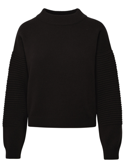 Shop Ferrari Taupe Cashmere Blend Sweater In Brown