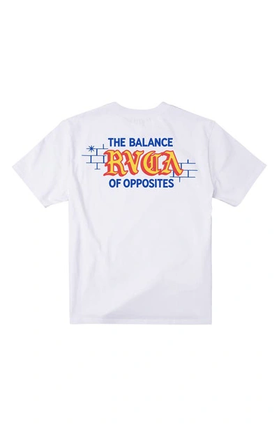 Shop Rvca Del Toro Graphic T-shirt In White